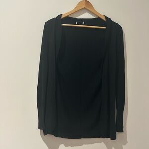 Black cardigan